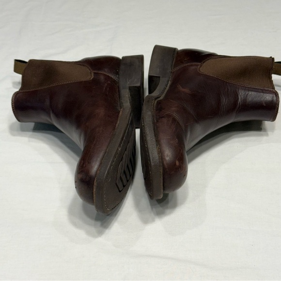 Frye Chelsea Dark Brown Leather Ankle Boots - Picture 9 of 14